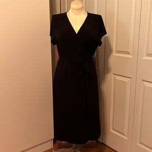 Black wrap dress by Alfani